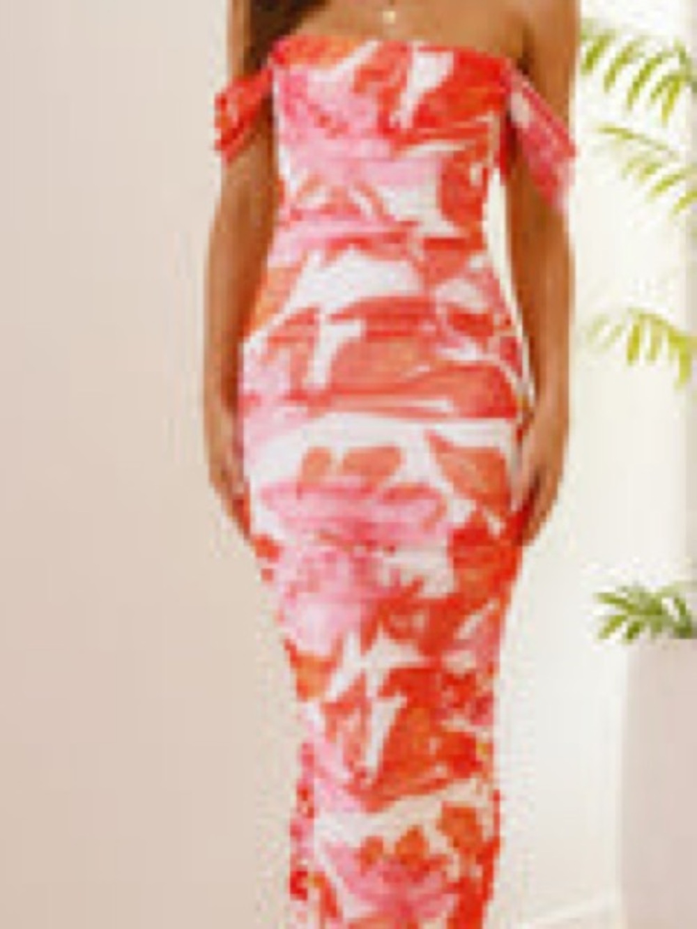 Ruched Maxi Dress NWT - Picture 2 of 5